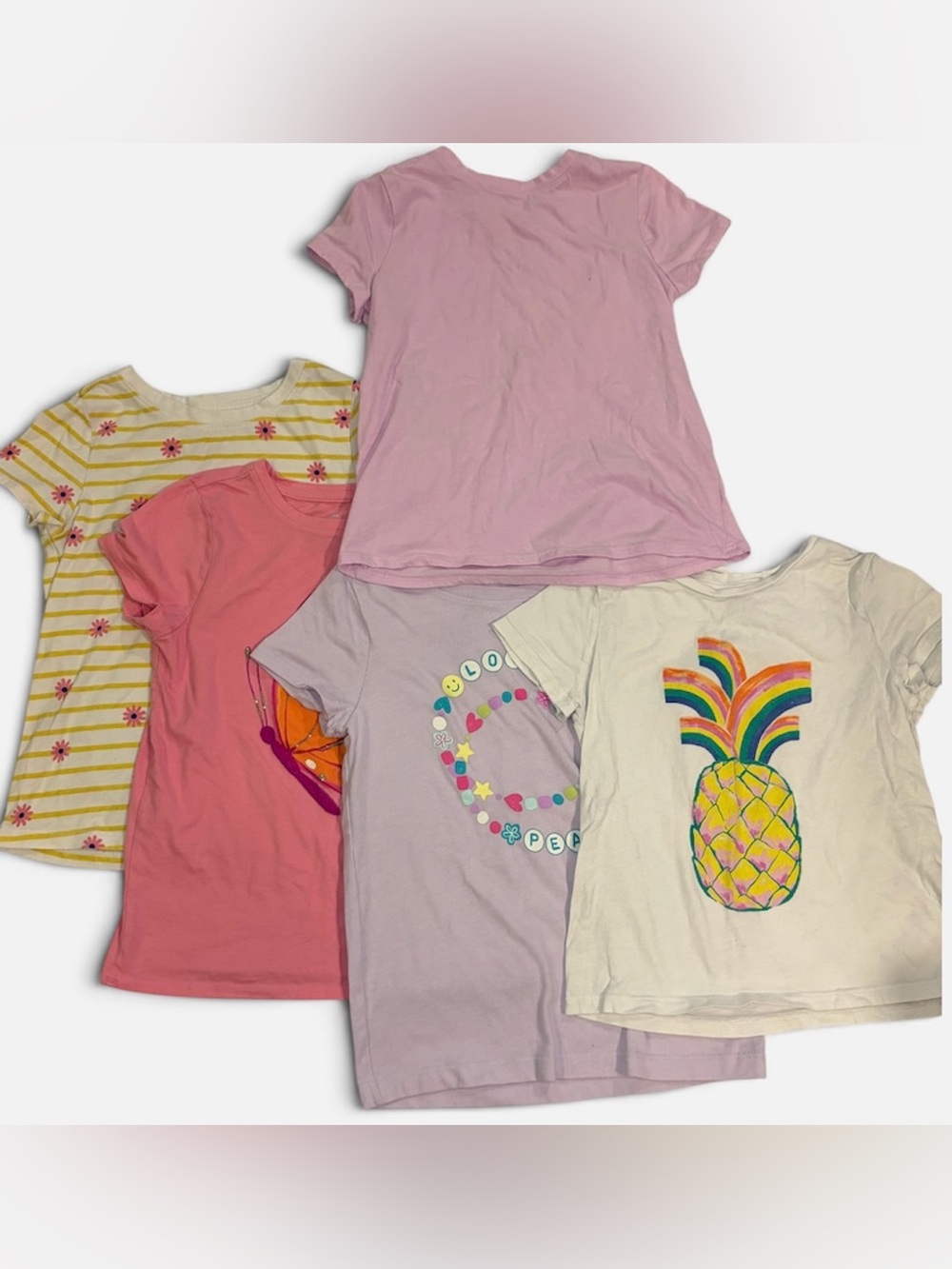 jumping beans, old navy, 5 pack, Girls Short Sleeve Tee Set -